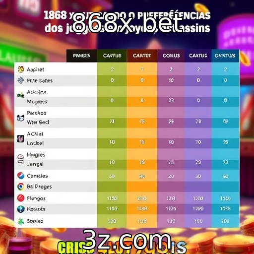 Preferências dos jogadores em jogos de cassino